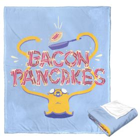Adventure Time Silk Touch Throw Blanket, 50" x 60", Bacon Pancakes
