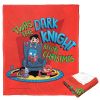 DC Comics Justice League Silk Touch Throw Blanket, 50" x 60", Dark Knight Before Christmas