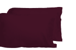 Luxurious Viscose from 100% Bamboo 2-Piece Pillowcase Set , Oeko-TEX Certified, King - Merlot