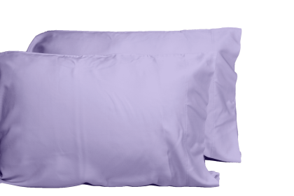 Luxurious Viscose from 100% Bamboo 2-Piece Pillowcase Set , Oeko-TEX Certified, King - Amethyst