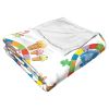 Hasbro Candyland Silk Touch Throw Blanket, 50" x 60", Walk Through Candyland