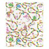 Hasbro Candyland Silk Touch Throw Blanket, 50" x 60", Walk Through Candyland