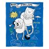 Adventure Time Silk Touch Throw Blanket, 50" x 60", Bros for Life