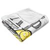 Hasbro Potato Head Silk Touch Throw Blanket, 50" x 60", Potato Appeal Magazine