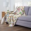 Hasbro Candyland Silk Touch Throw Blanket, 50" x 60", Walk Through Candyland