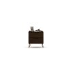 Manhattan Comfort Rockefeller 2.0 Mid-Century Modern 2-Drawer Nightstand in Brown