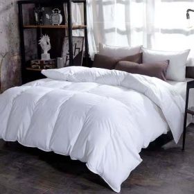 Down Duvet; Winter Duvet; Goose Down Duvet Core; Air Conditioner (Color: White)
